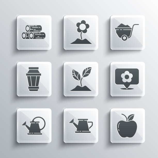 设置浇水罐苹果位置与花图片下载