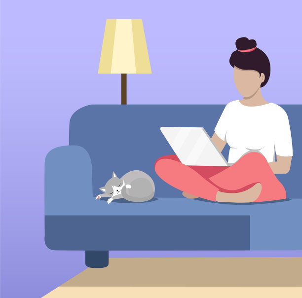 在家工作图片下载