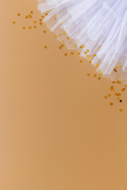 芭蕾舞短裙的俯视图。芭蕾舞女演员的服装图片下载