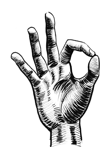 手示ok标志图片下载