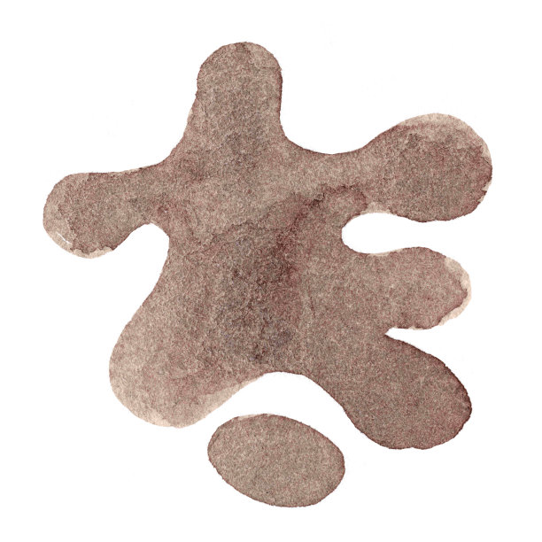 污迹水彩，水污迹滴，污迹孤立于白色图片下载