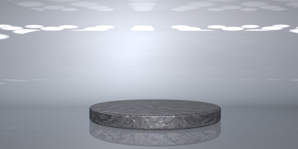 3D图像，银色讲台背景为产品展示。图片下载
