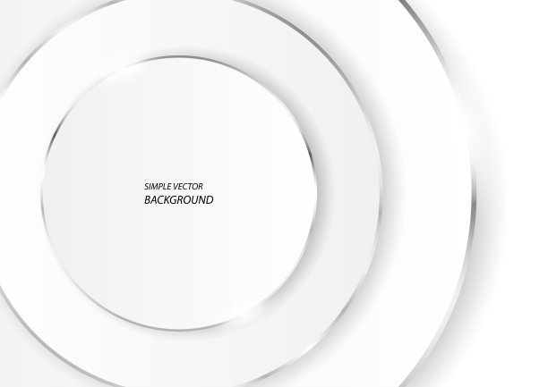 白色的圆圈和银色的线条图片下载
