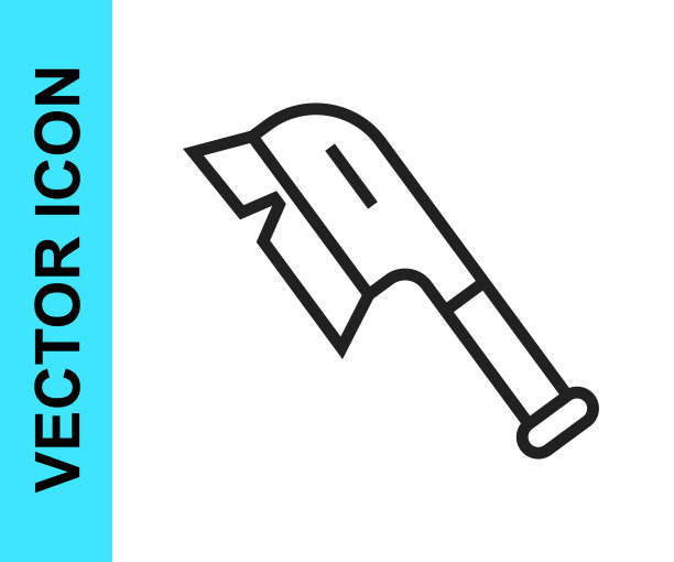 黑色线刷清洗图标隔离在白色背景。清洁服务理念。向量图片下载