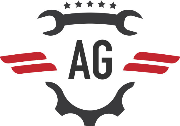 首字母ag汽车修理标志设计图片下载