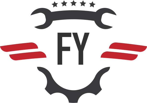 首字母fy汽车维修标志设计图片下载