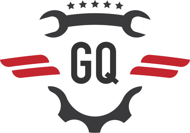 首字母gq汽车维修标志设计图片下载