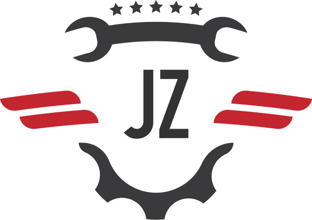 首字母jz汽车维修标志设计图片下载