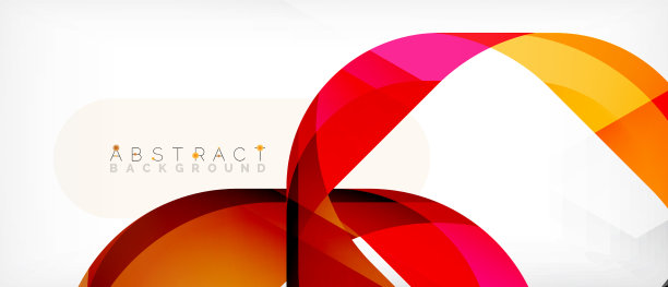 抽象的带有重叠波的正方形形状图片下载