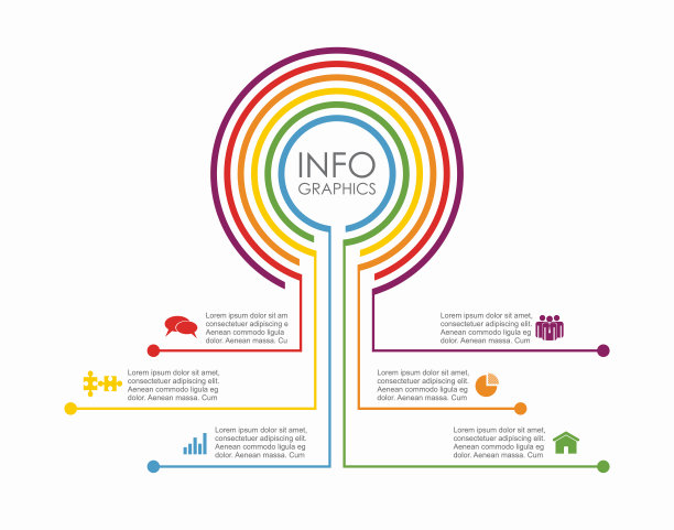 信息图形设计模板与地方为您的数据。矢量插图。图片下载