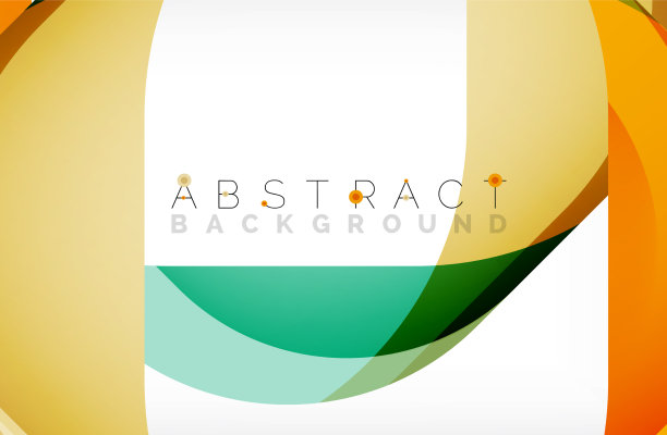 抽象的带有重叠波的正方形形状图片下载