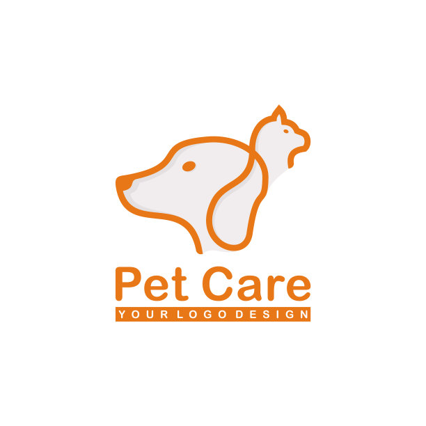 宠物护理标志形象图片下载