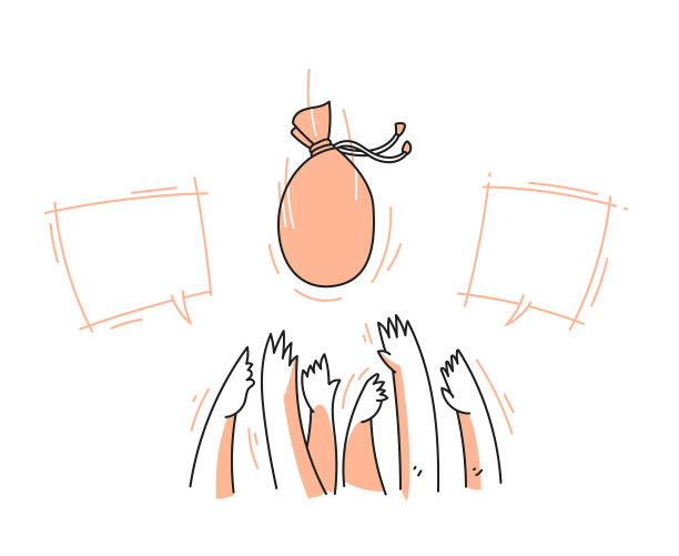 组手等待放下袋图片下载