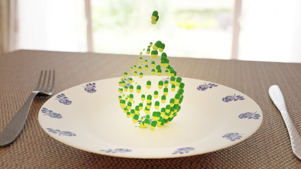 食物被补品取代图片下载