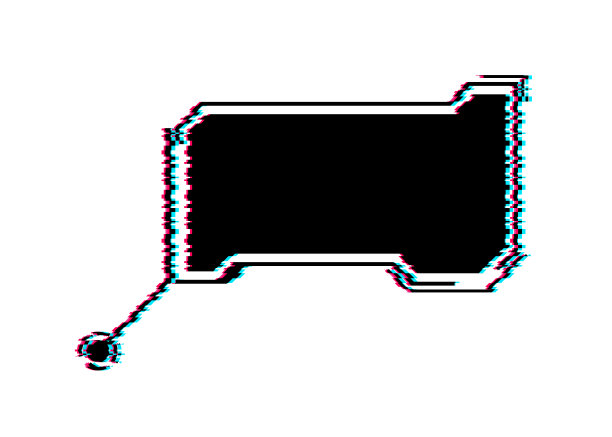 抽象Hud设计，故障图标。矢量插图。图片下载