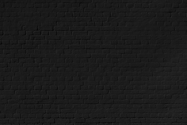 黑色砖墙质感。图片下载