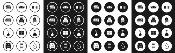 备有办公桌、扶手椅、沙发、梳妆台图片下载