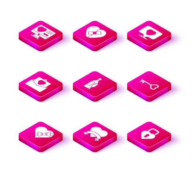 把糖果放在心形的盒子里图片下载