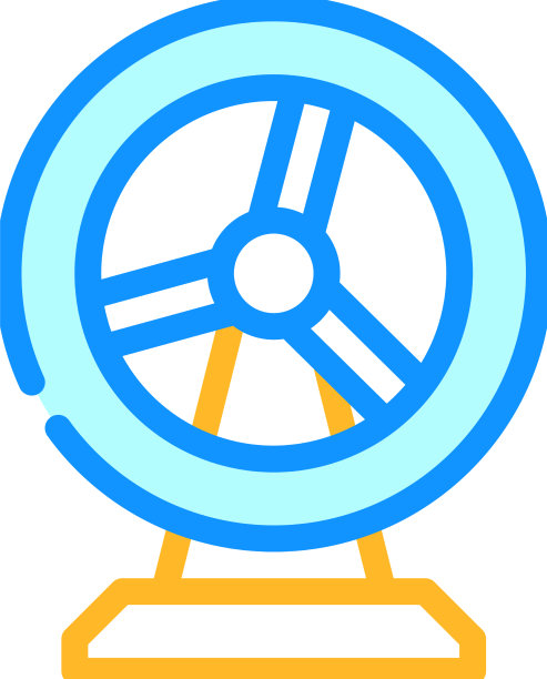 仓鼠转轮宠物玩具颜色图标图片下载