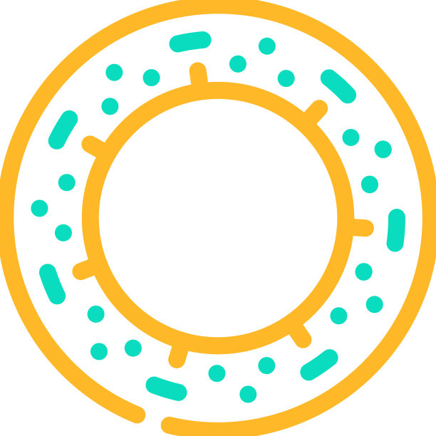 充气沙发的宠物颜色图标图片下载