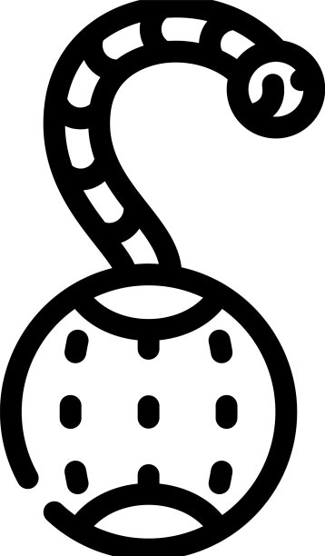 圆滚滚的宠物玩具线图标图片下载