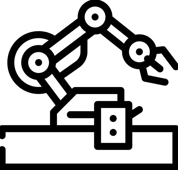 机械手机械手线图标图片下载