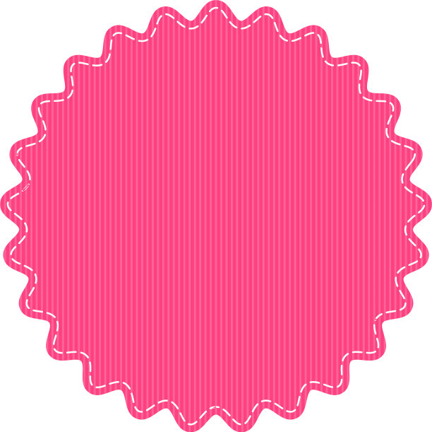 平孤立的粉红色丝带标签和标签图片下载