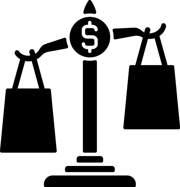 比较购物黑色符号图标图片下载