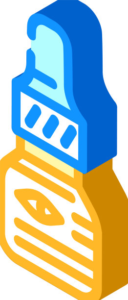 眼药水眼科等距图标图片下载