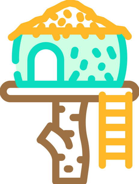 树屋颜色图标图片下载