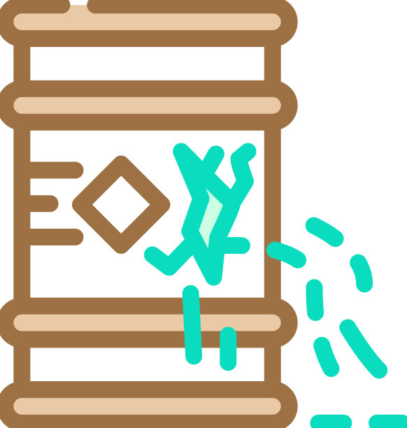 废桶颜色图标泄漏图片下载