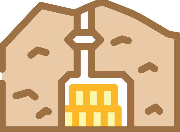 特殊的山葬颜色图标图片下载