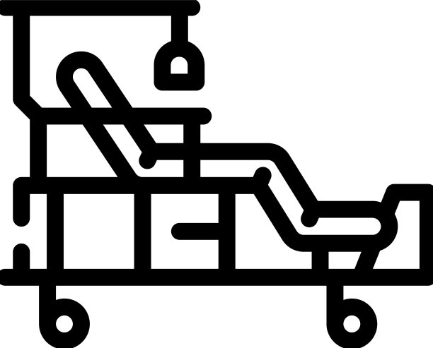 医疗家具线条图标图片下载