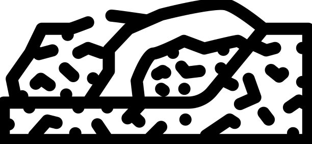 垃圾处理线图标图片下载