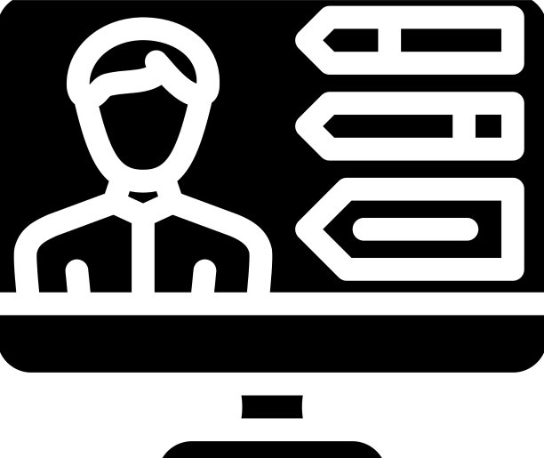 技能人类员工字形图标图片下载