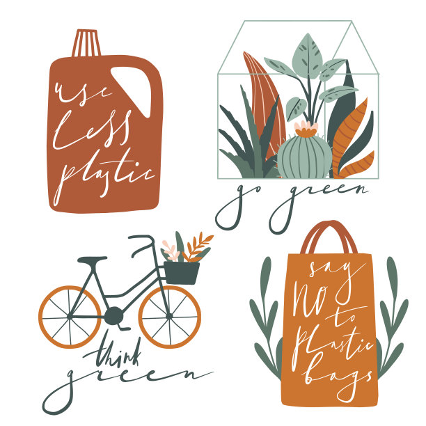 生态与刻字图片下载