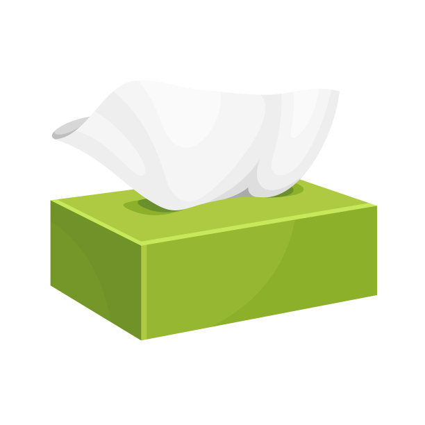 手绢，湿巾，绿色盒子，打开图片下载
