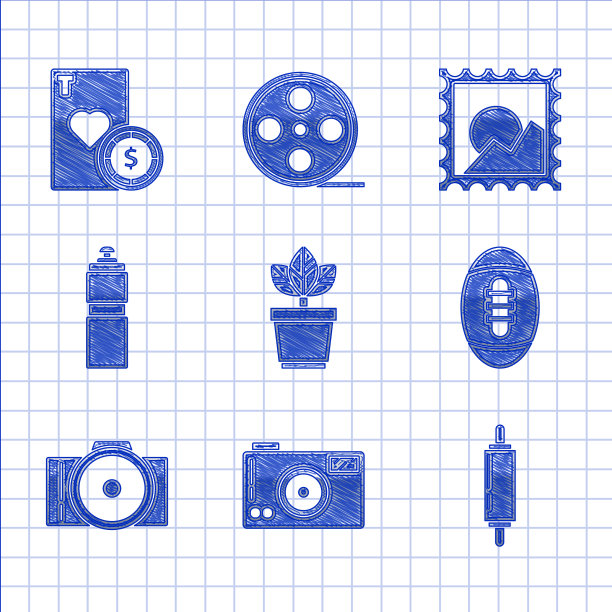 把花放在花盆相机擀面杖里图片下载