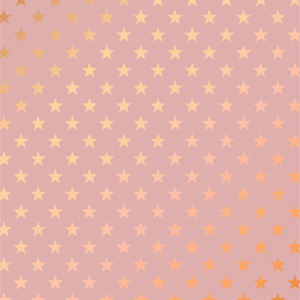 玫瑰金色星形图案背景图片下载