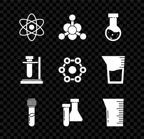 设置原子细菌试管和化学瓶图片下载