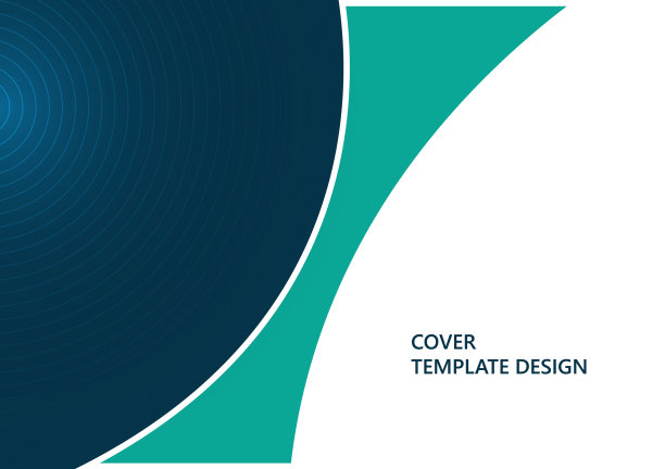 抽象的背景与彩色剪纸形状。公司设计。模板海报，横幅，名片，明信片。向量图片下载