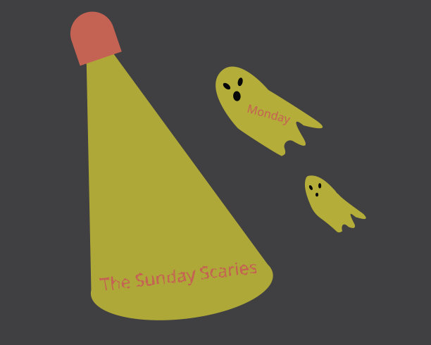 周日恐惧指周日下午当你展望下周的工作时，一种强烈的焦虑和恐惧感图片下载