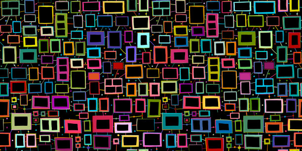 抽象的相框模板无缝模式图片下载