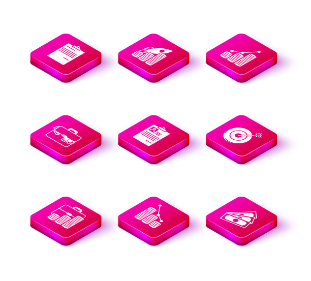 设置公文包和硬币饼图信息图图片下载