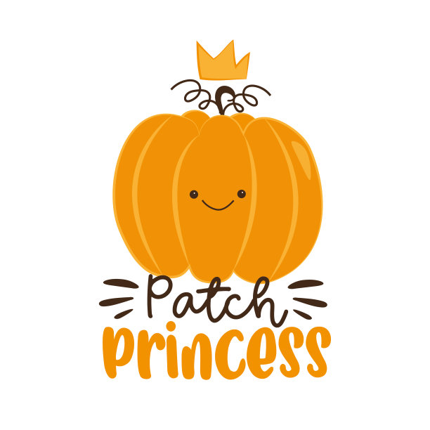 补丁公主-提示南瓜脸在皇冠。图片下载