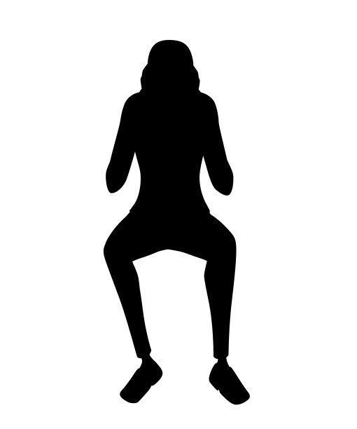 黑色剪影男子过度工作的办公室卡通图片下载