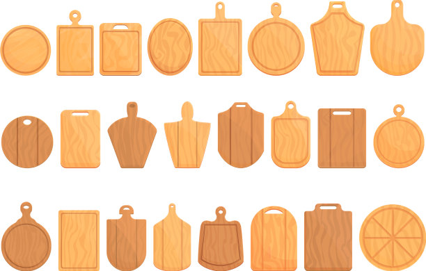 木制披萨板图标设置卡通木图片下载