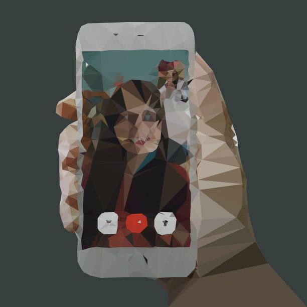 带有黑屏隔离单元的智能手机图片下载