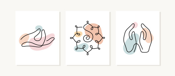 亚洲精神偶像。冥想，瑜伽，曼荼罗符号。图片下载