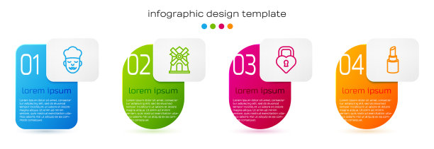 Set line cook风车城堡形心图片下载